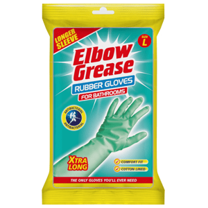 Elbow Grease dlouhé gumové rukavice, velikost L 1ks