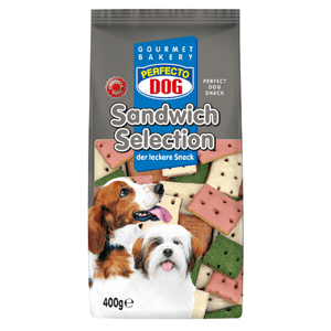 Perfecto Dog sušenky Sandwich Selection 400g