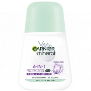 Garnier, 6-in-1 Protection 48 h Anti-Transpirant, 50 ml