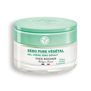 Yves Rocher Sebo Pure Vegetal Gel Cream Zero Blemish Boreal Tea Power Combination Oily Skin Solution - 50 ml