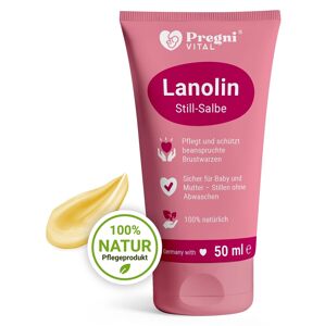 Pregni vital Lanolin, ochranný krém na bradavky při kojení, 50 ml