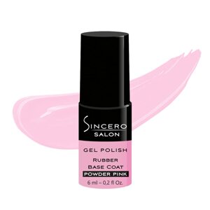 Sincero Salon, podkladový gel lak, odstín powder pink, 6 ml
