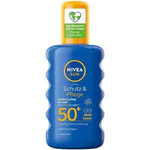 Opalovací krém Nivea ve spreji, Protect&Hydrate, SPF 50+, 200 ml