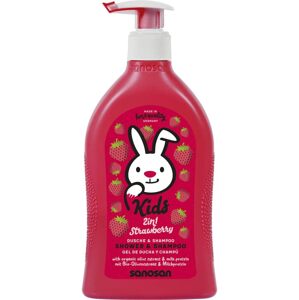 SANOSAN - Dětský šampon s vůní jahod 400ml Bez kapovaca