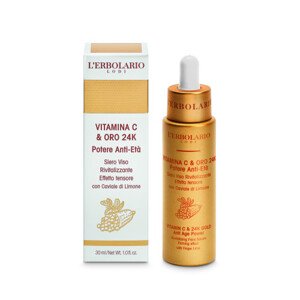 L'Erbolario Vitamina C & Oro 24K Pleťové sérum 30ml