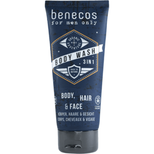 benecos - Tělové mýdlo pro muže 3in1, 200ml