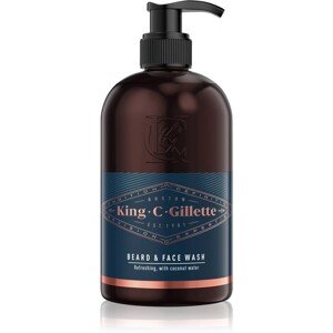 King C. Gillette Šampon na bradu a obličej pro muže, 350 ml