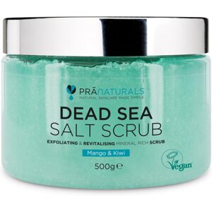 PraNaturals Tělový peeling se solí z Mrtvého moře, 500 g