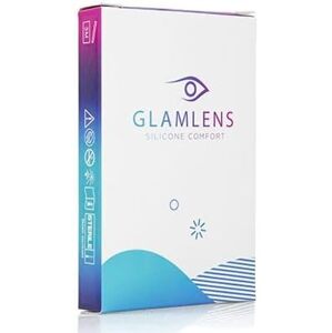 Kontaktní čočky Glamlens Jasmine světle modré + pouzdro,1 pár (2 čočky)