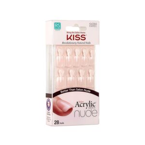 Kiss Salon Akrylické nude francouzské nehty 28ks