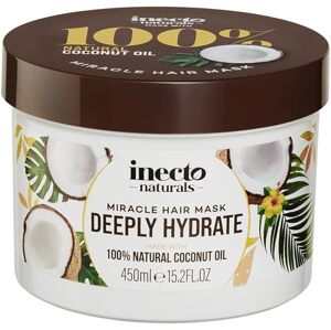 Inecto Deeply Hydrate Coconut Miracle Maska na vlasy, 450 ml