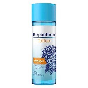 Bepanthen Mycí gel na tetování na tetovanou pokožku, 200 ml