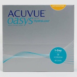 ACUVUE oasys 1-Day s technologií HydraLuxe pro astigmatismus (90ks)