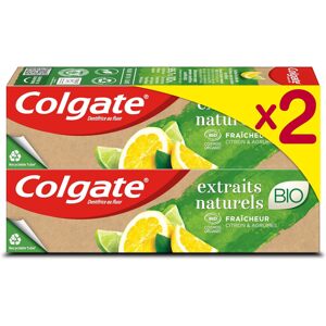COLGATE - Zubní pasta přírodní výtažky, 2x75ml