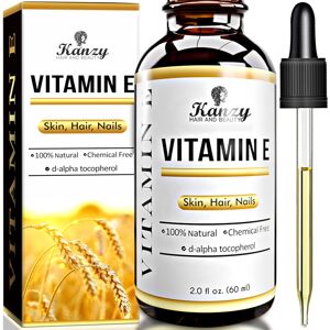 Kanzy Vitamin E Olej na obličej, vlasy a pokožku, 60 ml