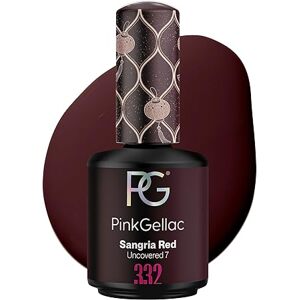 PG Pink Gellac Nagellak Gel Uncovered7 Creamy Finish 332 Sangria Red 15 ml