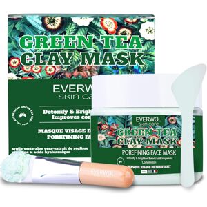 EVERWOL Maska z jílu a zeleného čaje 120g