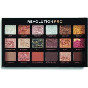 Revolution Beauty London Pro, regenerace, paleta očních stínů, astrologická, 18 odstínů, 14,4 g