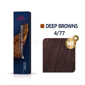 Wella Koleston Perfect ME+, odstín Deep Browns 4/77, 60 ml