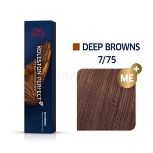 Wella Koleston Perfect ME+, odstín Deep Browns 7/75, 60 ml