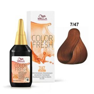 Wella, Color Fresh, odstín 7/47, 75 ml